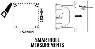 Magnetic Recessed Toilet Holder - Satin Chrome - Image 4