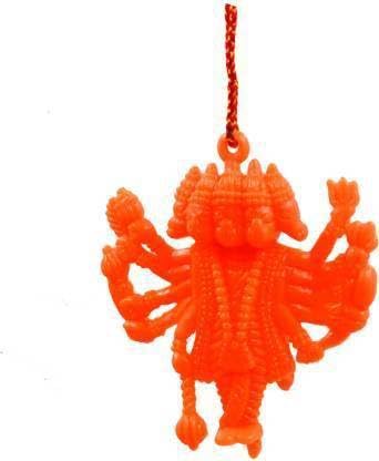 Panchmukhi Flying Lord Hanuman Ji Hanging Idol for Car Decoration, Temple