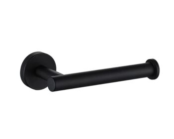 Black Toilet Paper Holder - 304 Stainless Steel Wall Mount Toilet Roll Holder