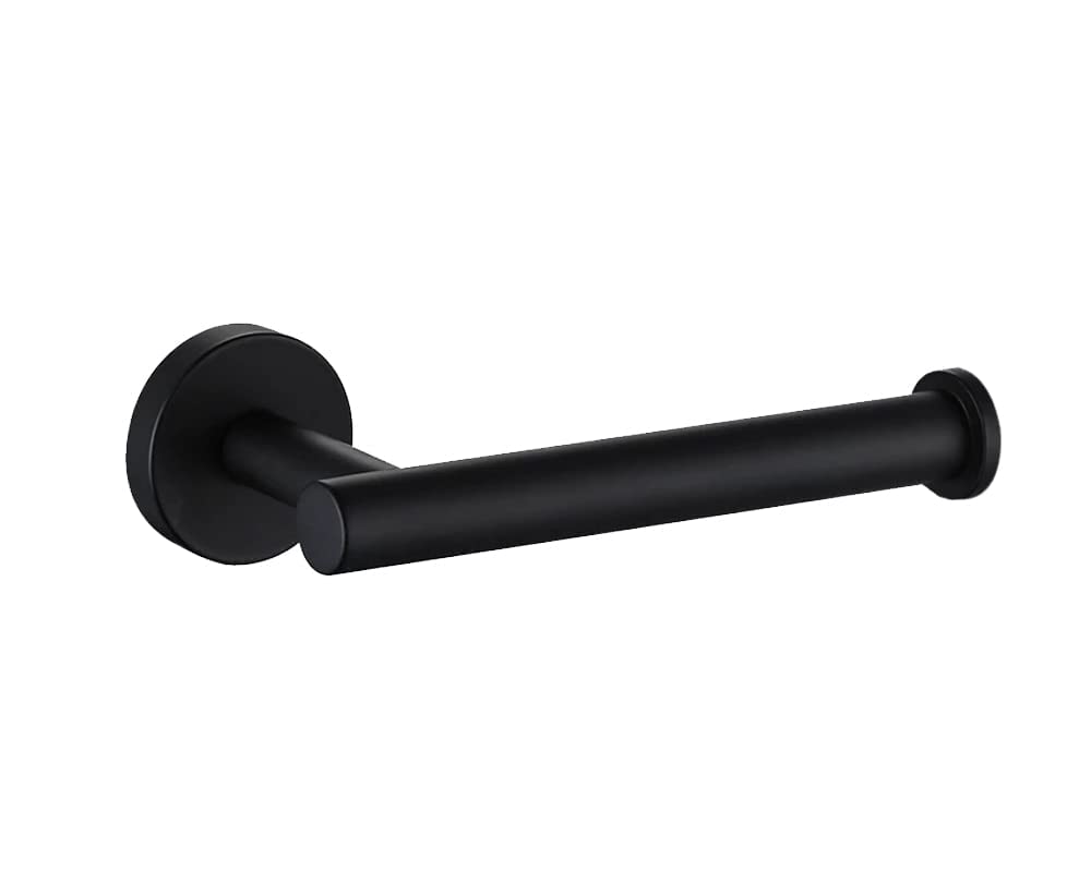 Black Toilet Paper Holder - 304 Stainless Steel Wall Mount Toilet Roll Holder