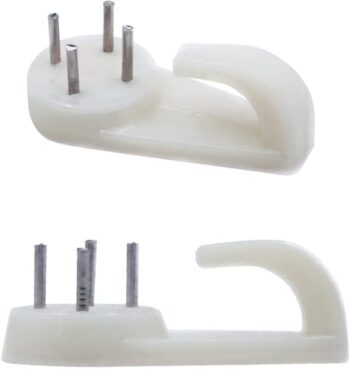 Concrete Wall Hooks，25pcs Invisible Nail Hangers, No Damage Wall Picture Hanger