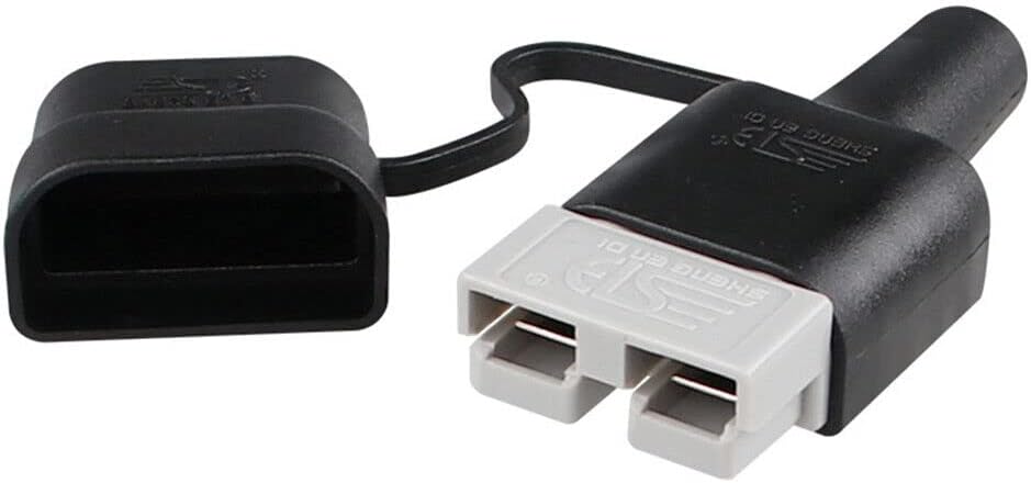 4X Waterproof Cover Cap for 50A Anderson Plug Dust Cable Sheath Cover Black - Image 4