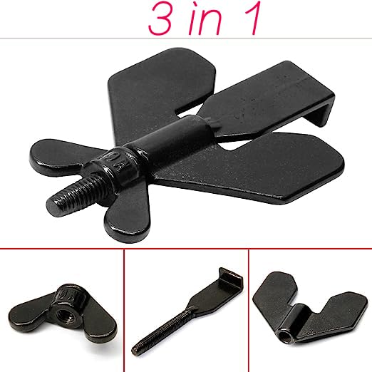 Portable Door Lock 3 in 1 Door Lock Travel Lockdown Locks Home Security Door - Image 3