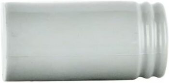 Round Cushion Plastic Door Stop Pack, 75 mm Length, Grey