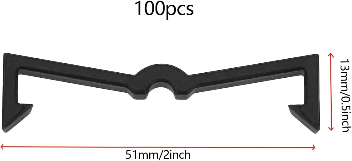100pcs Hook Fastening Buckle Plastic Pegboard Hook Heavy Duty pegboard - Image 4