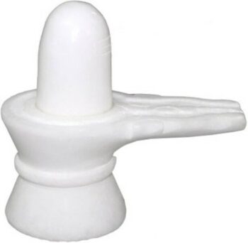WhiteMarble Shivling for Pooja, Shiva, shivalingam Home, Shiva Linga, Black