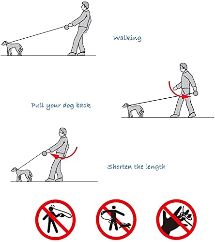 Retractable Dog Leash, 5M/16 Ft Dog Walking Leash for Small to Large Dogs - Image 6