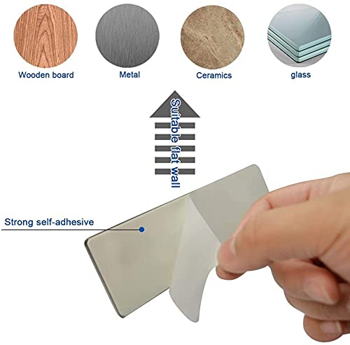 Self Adhesive Key Hook and Hanger, Stainless Steel Heavy Duty Hanger Robe Towel - Image 4