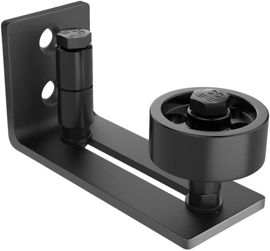 Adjustable Floor Guide for Sliding Barn Door, Wall Mount System