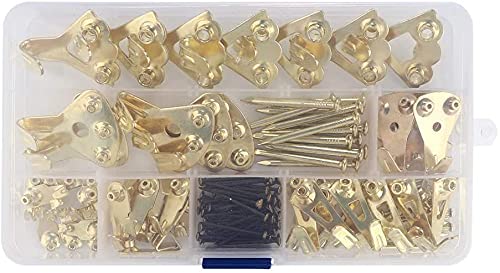 Picture Hangers, 120 Pieces Professional Photo Frame Hooks, Heavy Duty Picture - Image 8