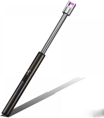 Rechargeable Electric Lighter, Upgraded Candle Lighter, Windproof Safety Switch