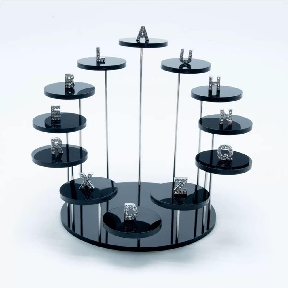 12 Tier Acrylic Display Stand, Multi-layer round jewelry display table - Image 5