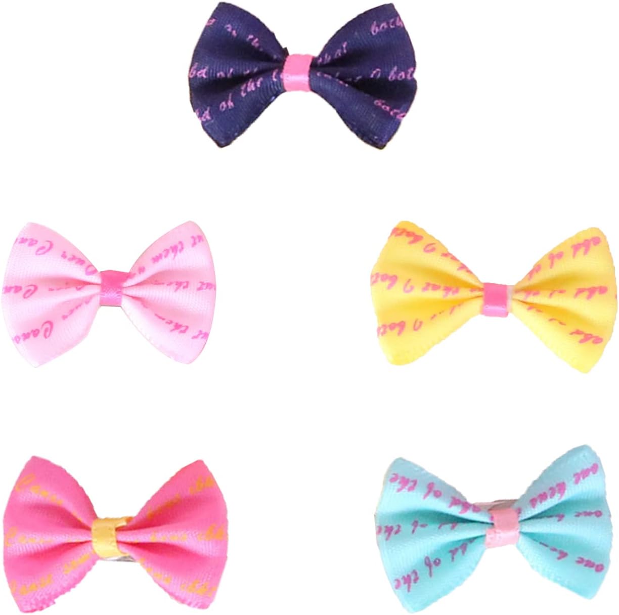 Pet Dog Hair Bows Clips, Pet Small Dog Grooming Bows with Metal Clips for Dog - Image 2