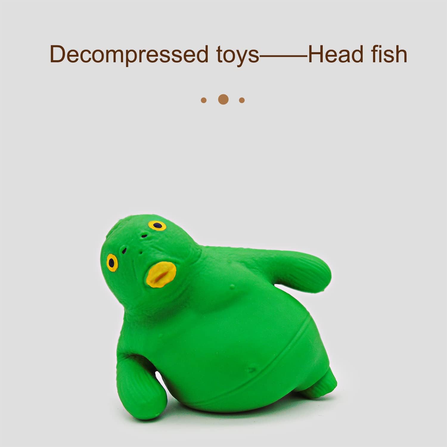 Imitating Small Fish, Baydways 14cm Green Small Fish, TPR Material, Cute Stress - Image 3