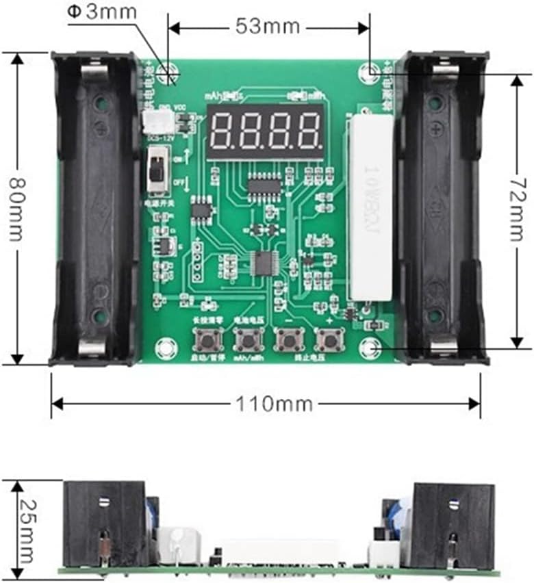 18650 Lithium Battery Capacity Tester Module High Precision XH-M240 True - Image 8
