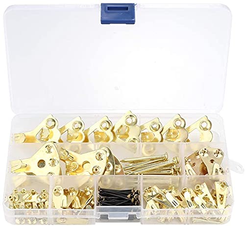 Picture Hangers, 120 Pieces Professional Photo Frame Hooks, Heavy Duty Picture - Image 7