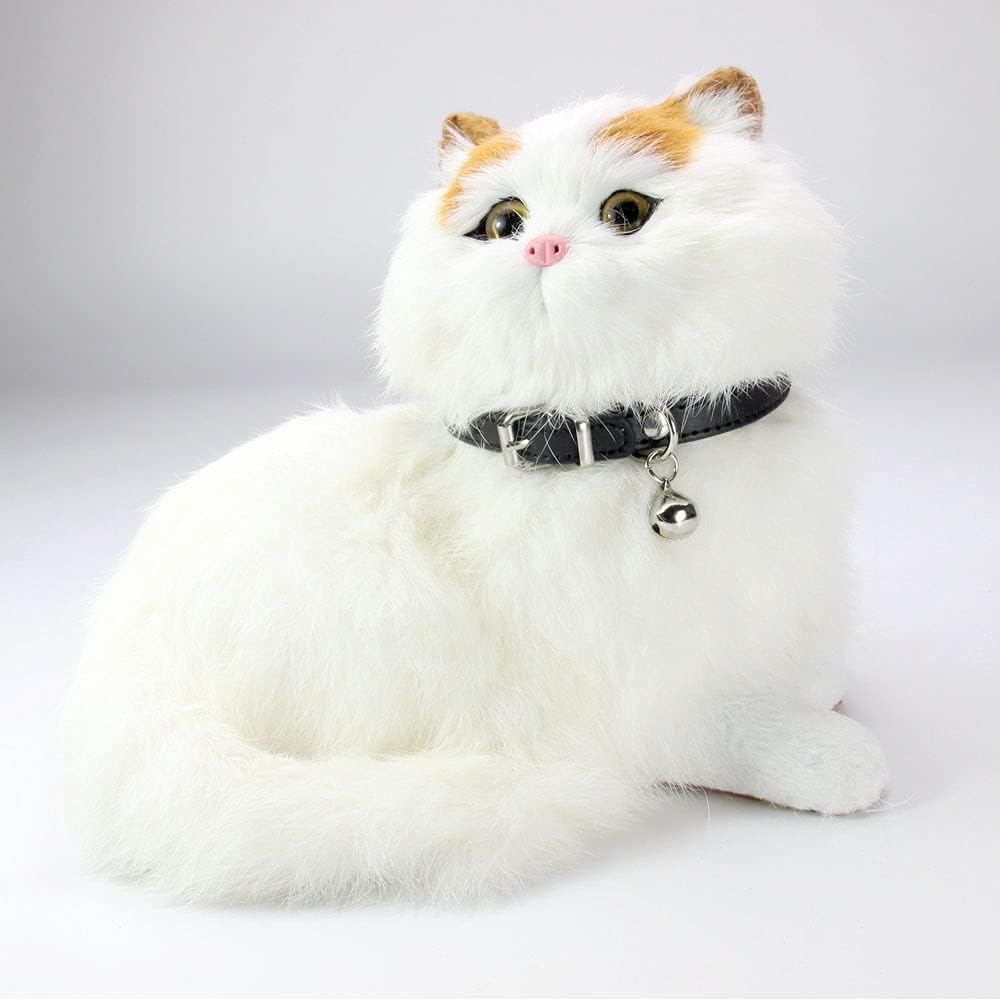 Dog Collar with Bell, PU Leather Adjustable Kitten Collar for Small Puppy Kitten - Image 4