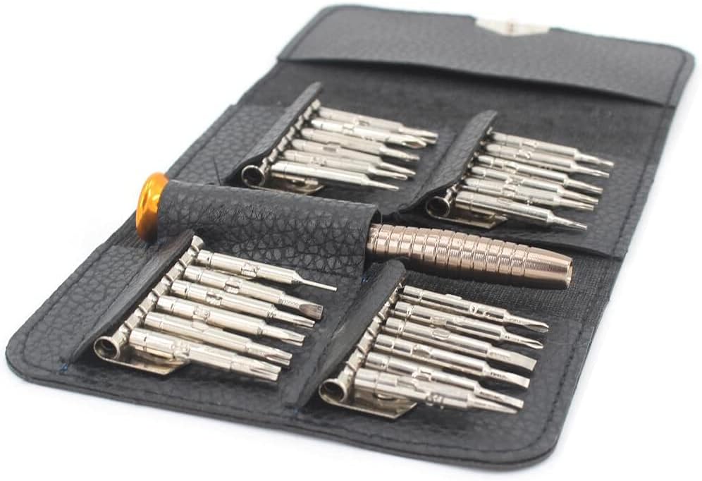 25 in 1 Precision Torx Screwdriver Wallet Repair Tool Set Multi Tool - Image 2