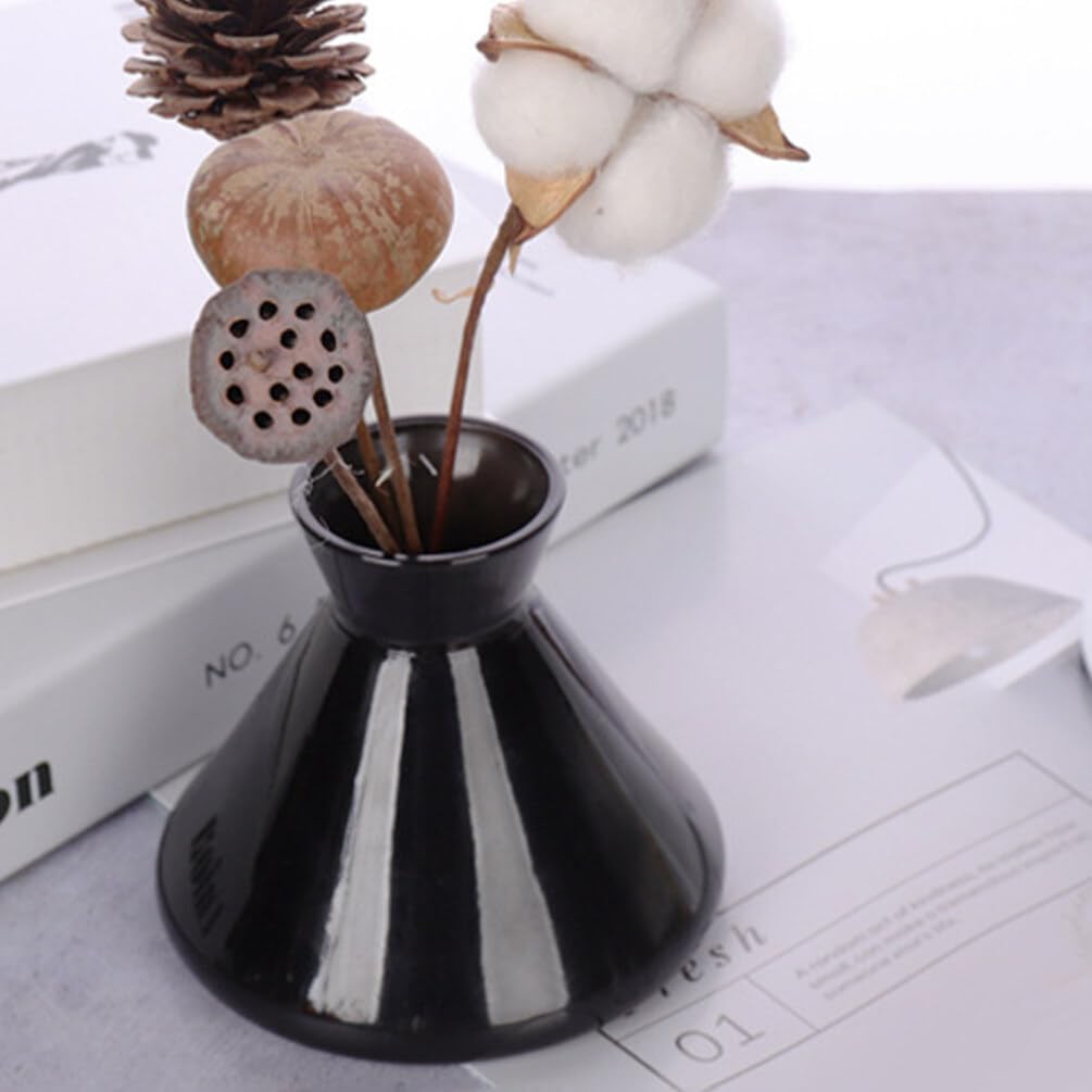 Glass Diffuser Bottles, Black Empty Reed Diffuser Bottle Fragrance Accessories - Image 2