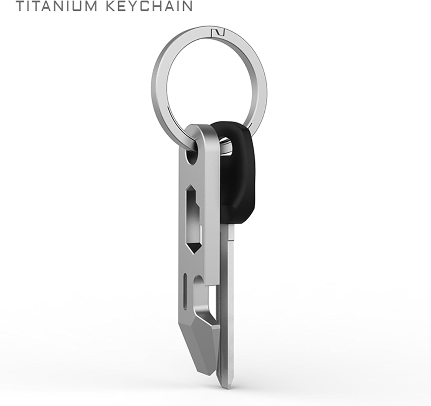 EDC Pocket Pry Bar Keychain Multi Tool, Titanium Pry Bar, Small EDC Pry - Image 4