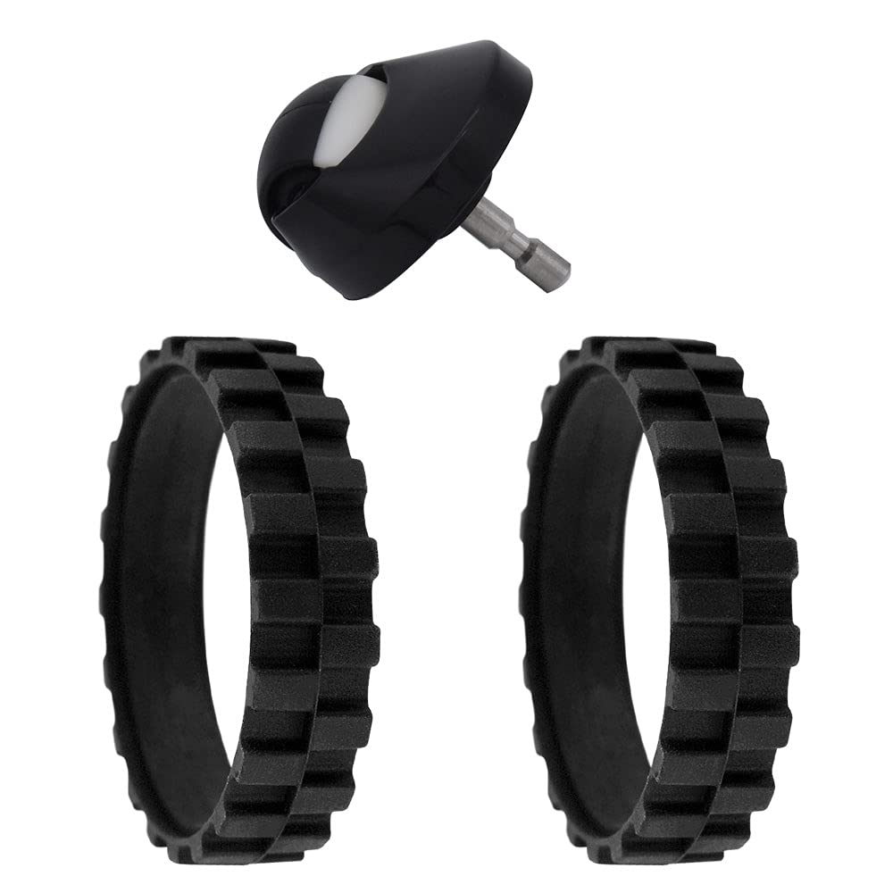 Replacement Front Caster Ball Wheel Tire Kit Compatible with iRobot Roomba 500