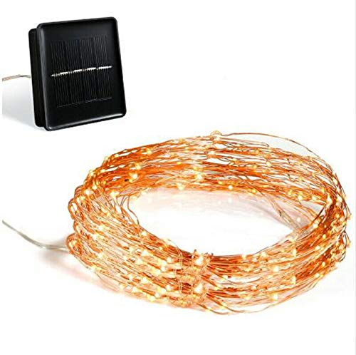 Outdoor LED Solar Lights String Waterfall Fairy Icicle Lights Party Garden - Image 2