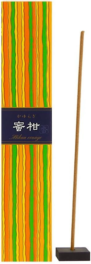 Kayuragi Japanese Incense Sticks - Mikan Orange 40 Sticks