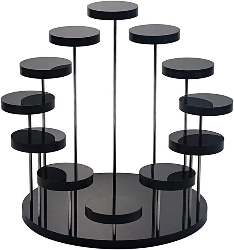12 Tier Acrylic Display Stand, Multi-layer round jewelry display table
