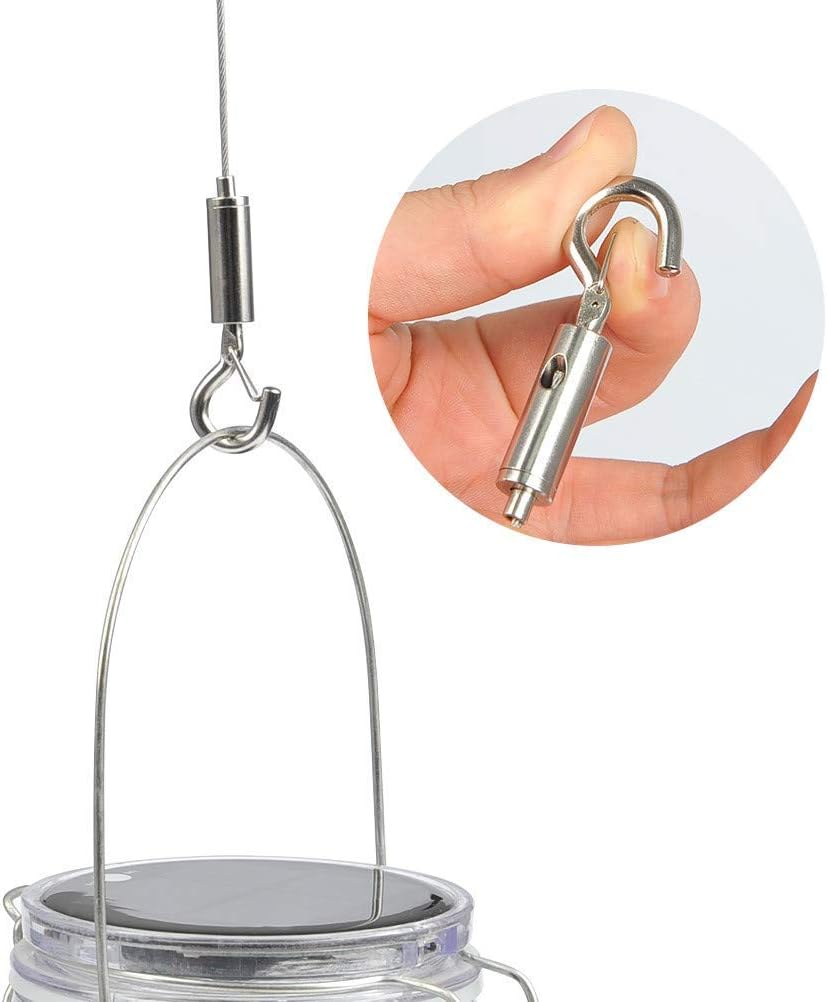 2PCS Adjustable Picture Hanging Wire Kit 2m x 1.5mm Heavy Duty Mirror Hanging - Image 5