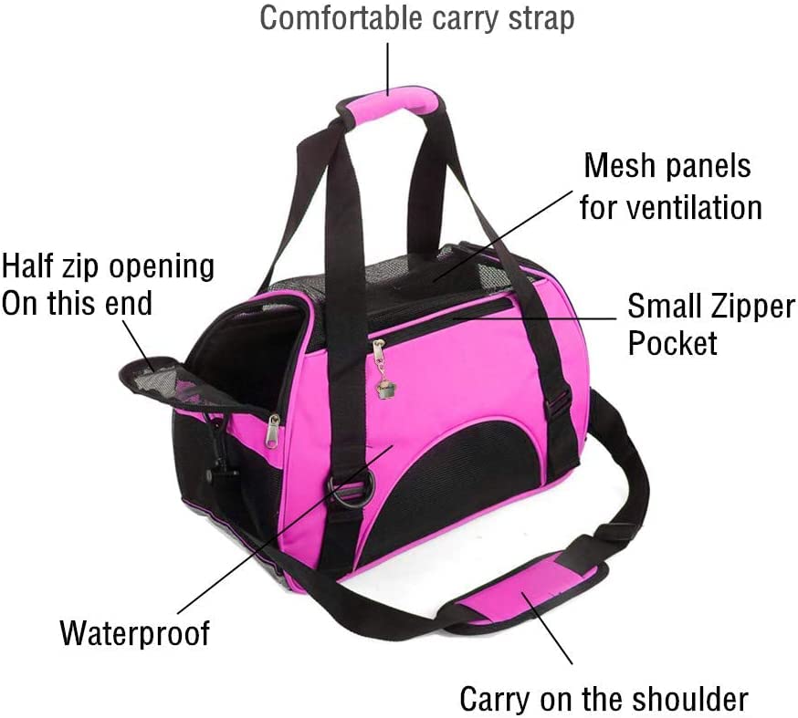 Cat Carrier,Soft-Sided Pet Travel Carrier for Small Cats, Dogs Puppy - Image 4