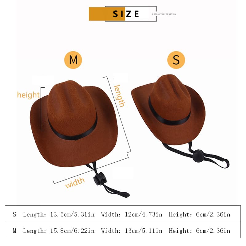 Pet Cowboy Hat and Bandana Scarf - Western Cowboy Costume Accessories - Image 6