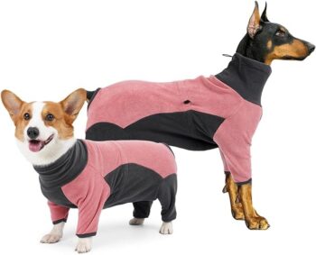 Dog Winter Coat Warm Fleece Jacket for Small Medium Large Dog Full Body Dog