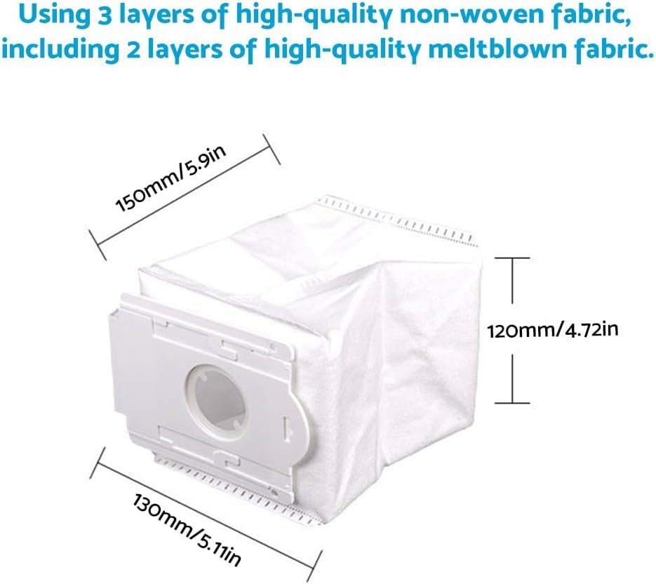 8 Pack Dust Bags Replacement for Samsung VCA-ADB90 for Jet 70,75, 90 Series - Image 7