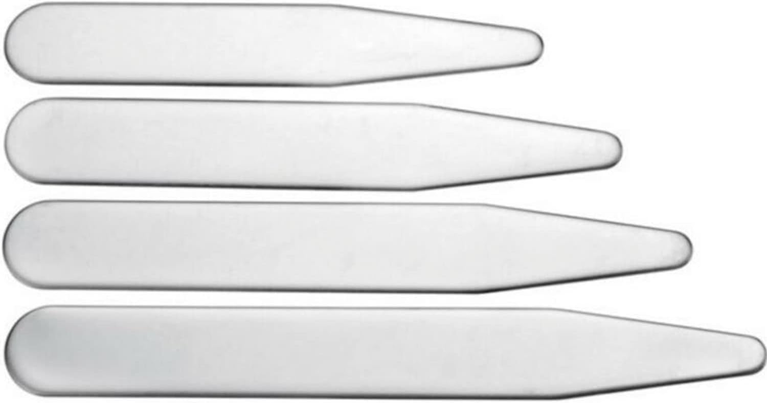 40pcs 4 Sizes Stainless Steel Collar Stays Support Dress Shirt Collar - Image 3