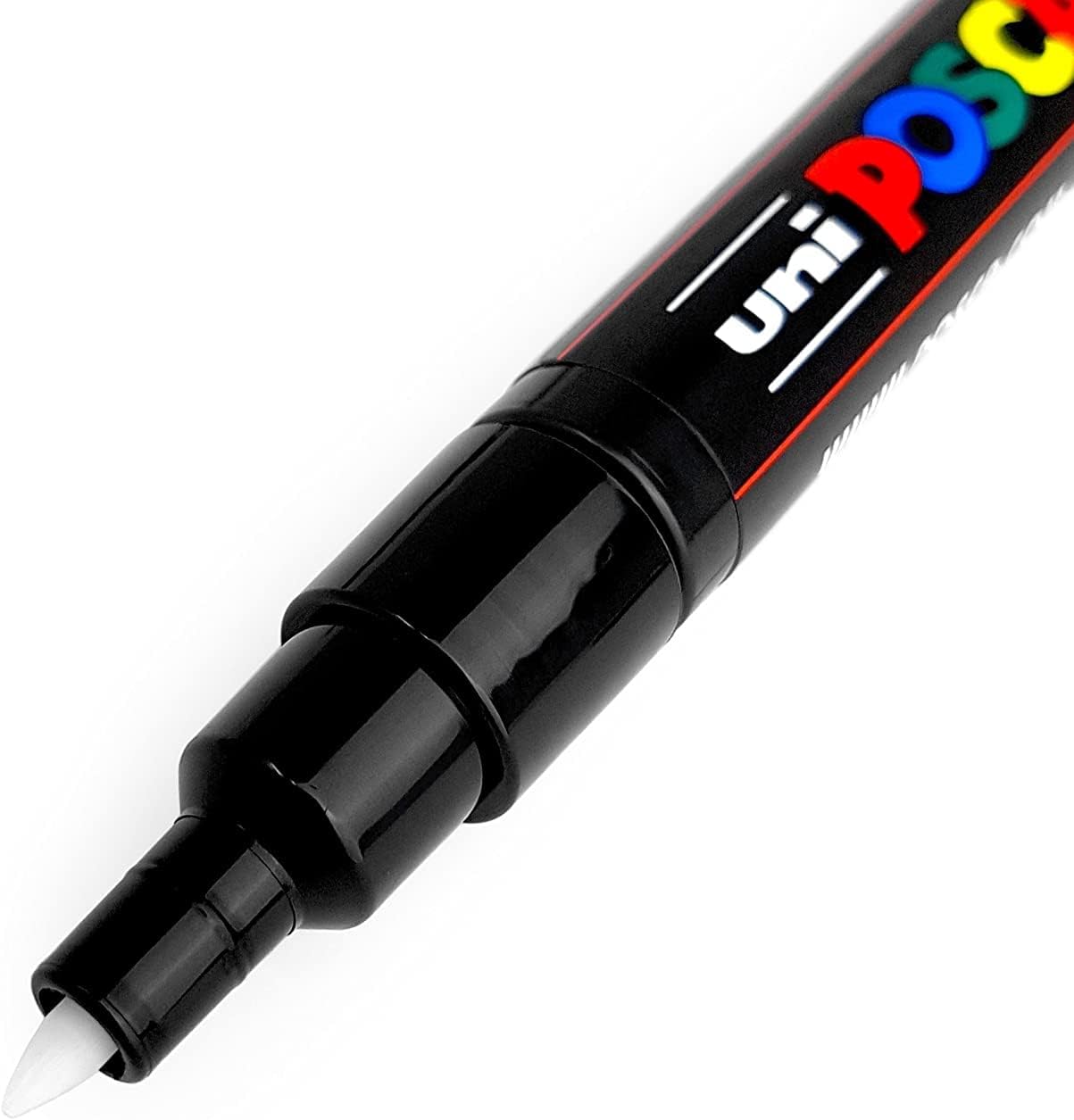 Posca PC-1M Paint Art Marker Pens - Fabric Glass Metal Pen - Full Set of 21 - Image 2
