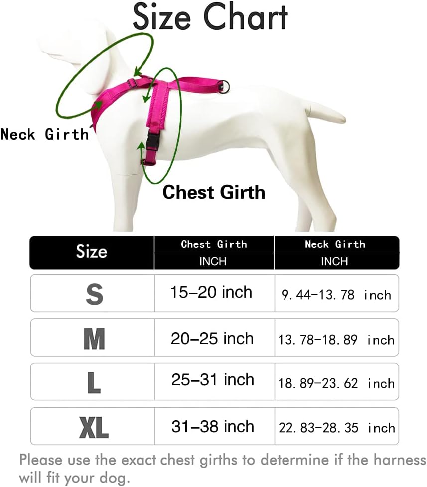 Dog Harness No Pull Pet Adjustable Reflective Breathable Outdoor Vest - Image 6