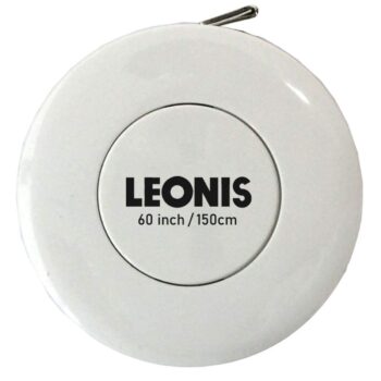 Spring Tape Measure 60 inch / 150 cm 1pc White