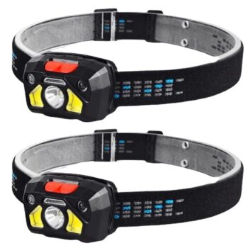 Rechargeable LED Headlamp, Ultra-Light Headlamps for Adults and Kids