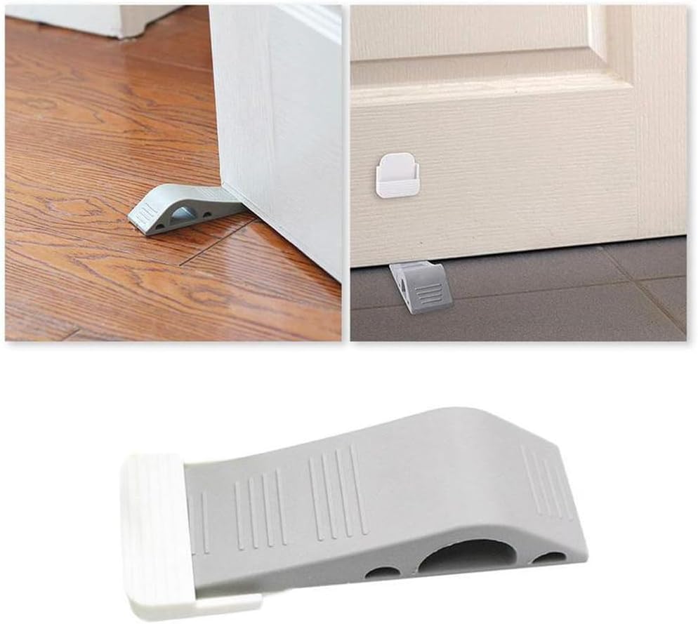 Rubber Door Stopper Security Door Stop Wedge Heavy Duty Door Stop Wedge for All - Image 5