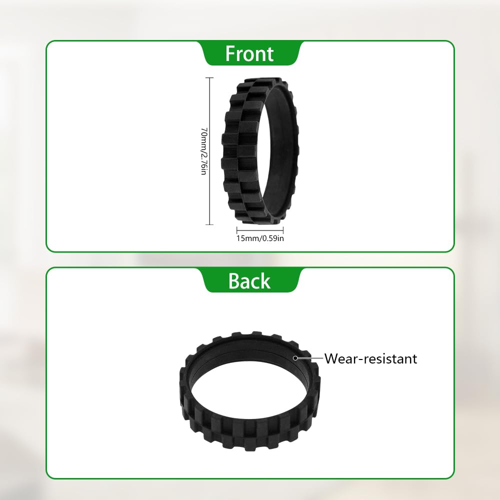 Replacement Front Caster Ball Wheel Tire Kit Compatible with iRobot Roomba 500 - Image 5