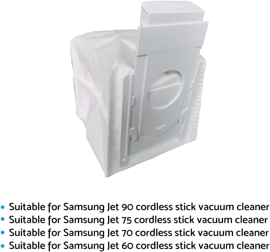 8 Pack Dust Bags Replacement for Samsung VCA-ADB90 for Jet 70,75, 90 Series - Image 3