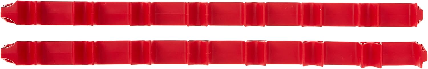 No-Slip Low-Profile Screwdriver Rail Set, 14 Tool, Red - Image 3
