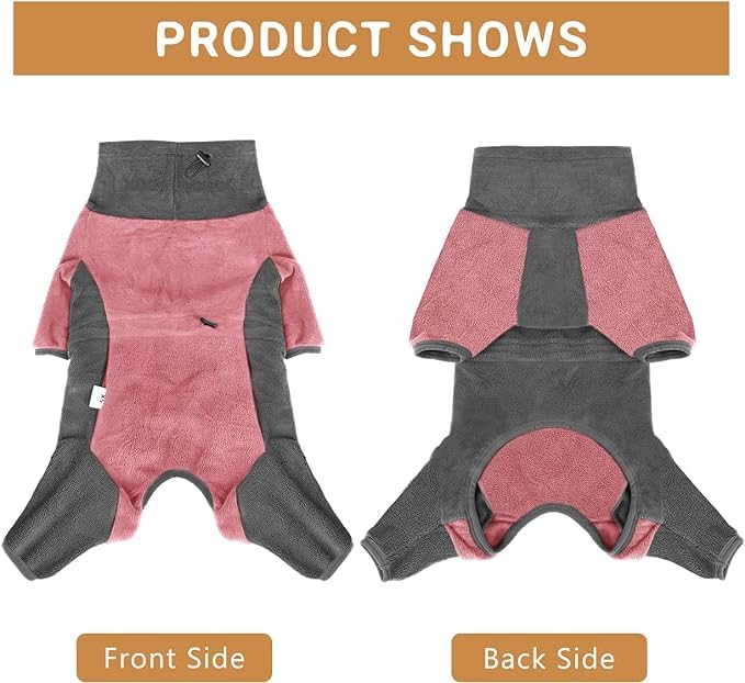 Dog Winter Coat Warm Fleece Jacket for Small Medium Large Dog Full Body Dog - Image 2