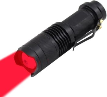 High Power One Mode Red LED Flashlight, Powerful Single Mode Long Range