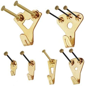 Picture Hangers, 120 Pieces Professional Photo Frame Hooks, Heavy Duty Picture