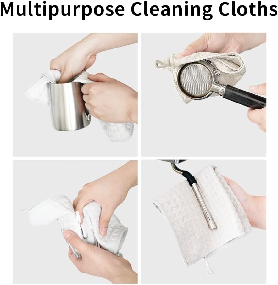 Barista Micro Cloth 4 Pack Microfiber Barista Cleaning Towels Coffee Cleaning - Image 4