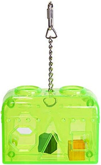 Acrylic Puzzle Box Bird Toy, Large