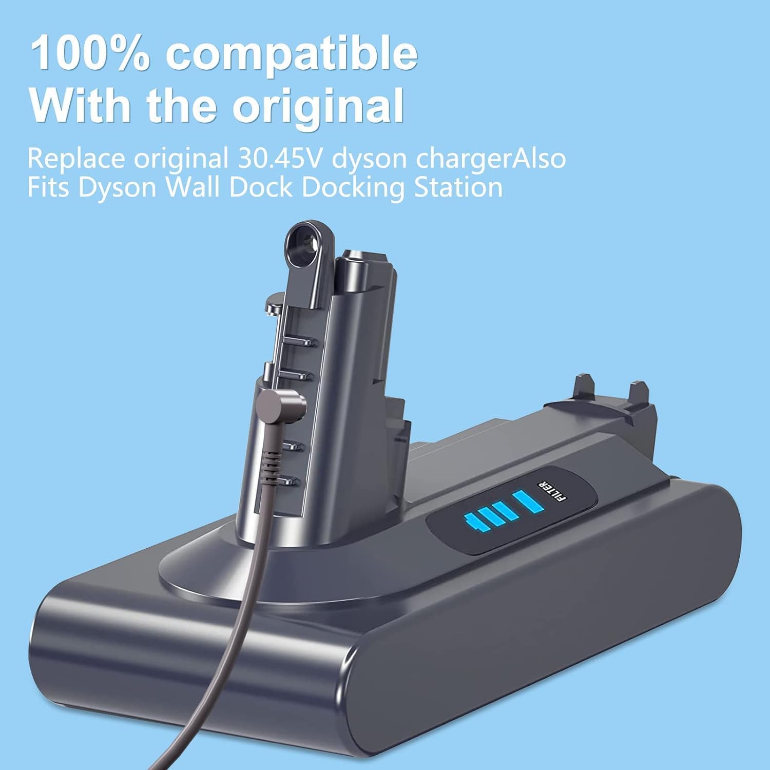 30.45V Battery Charger for Dyson V10 V11 Absolute Animal Motorhead Cordless - Image 6