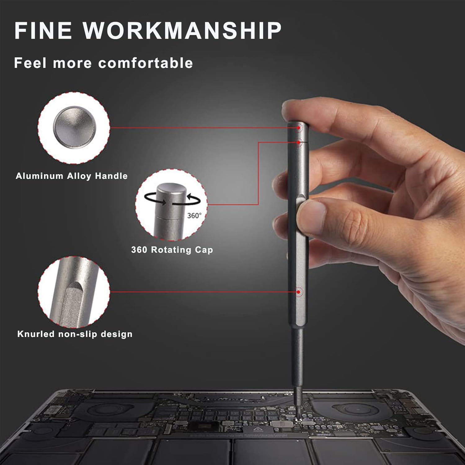 25 in 1 Premium Precision Screwdriver Set, Sturdy Small Screwdriver Set - Image 4