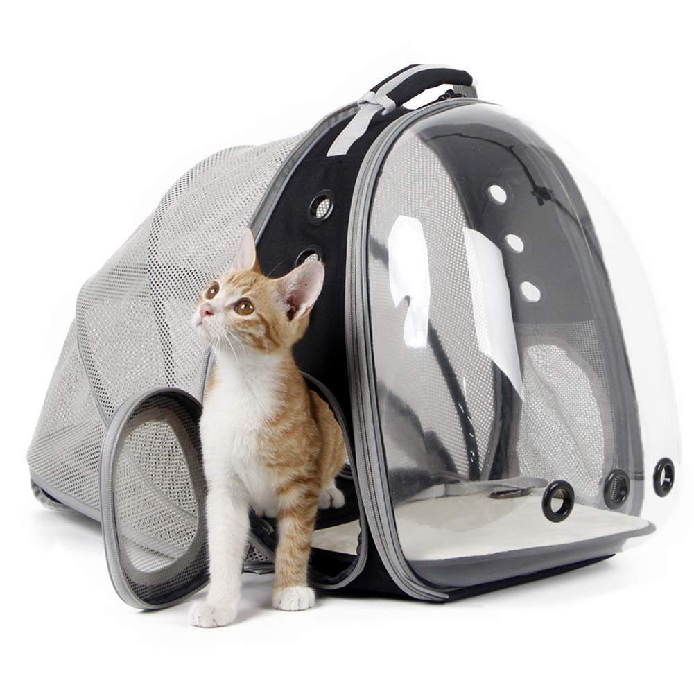 Cat Carrier Backpack, Expandable Pet Backpack for Small Dog, Space Capsule